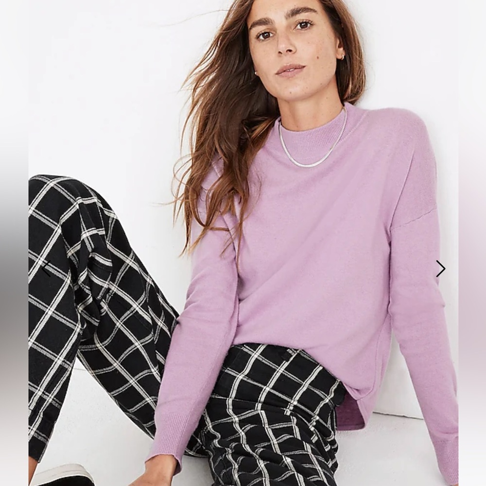 NEW • Madewell • Ashbury Mock Neck Sweater
Women’s VIBRANT LILAC Purple Medium - Picture 1 of 3